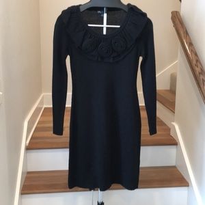Black knit I N Studio Sweater Dress